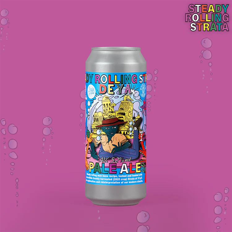 Deya Brewing Co Steady Rolling Man Strata Pale Ale 5.2% 500ml can