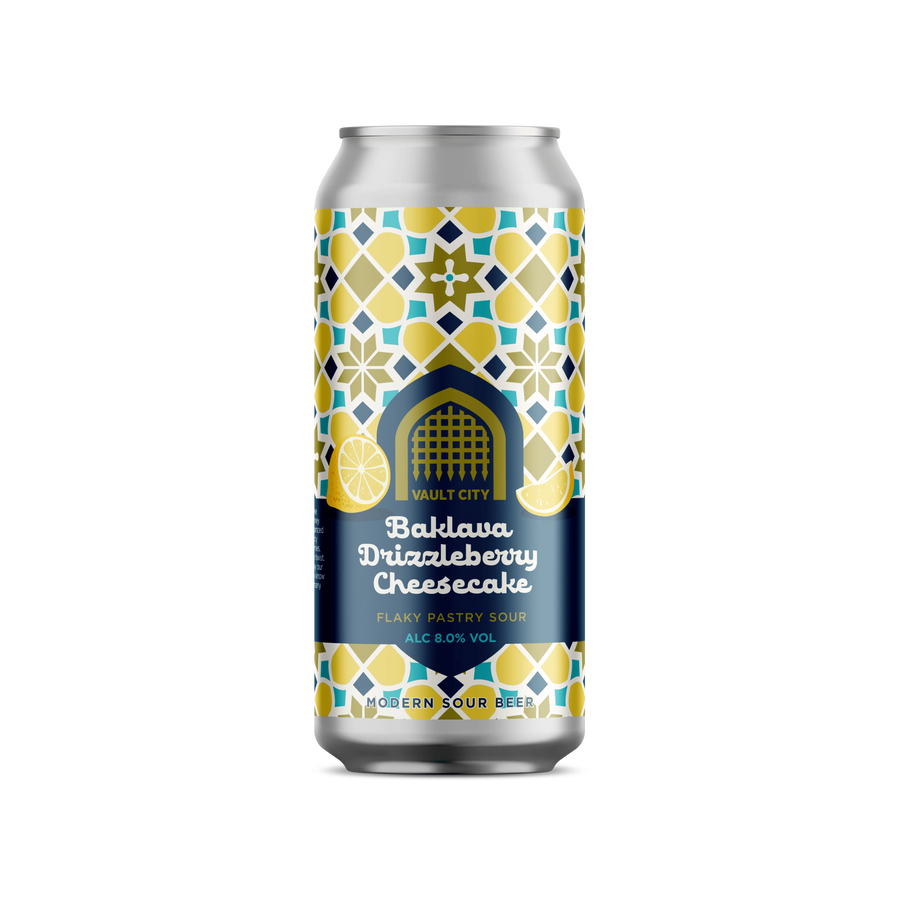 Vault City Brewing Baklava Drizzleberry Cheesecake 8% 440ml can