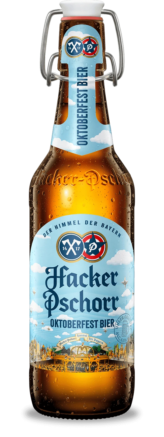 Oktoberfest Beer Hacker Pschorr Oktoberfest Beer, 6%, 500ml Bottle