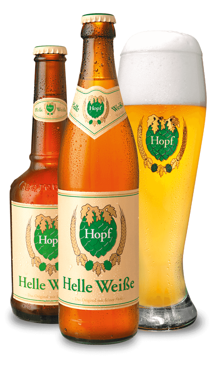 Weisbierbrauerei Hopf Light Wheat Beer 5.5% 500ml bottle
