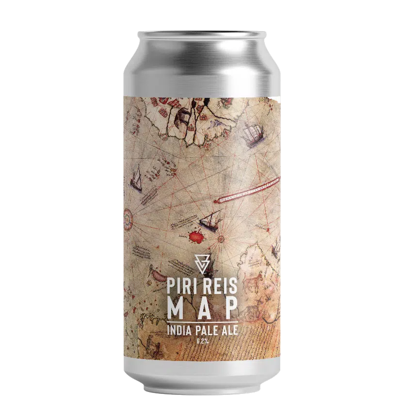 Piri Reis Map Azvex Brewing IPA, 6.2%, 440ml Can