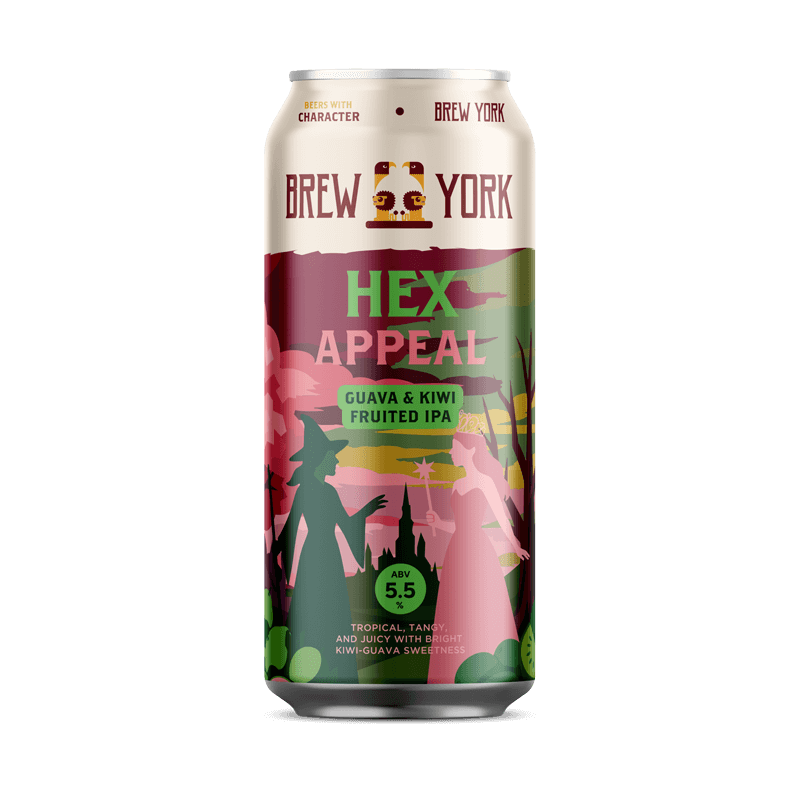 Hex Appeal Brew York Guava & Kiwi Fruited IPA, 5.5%, 440ml Can