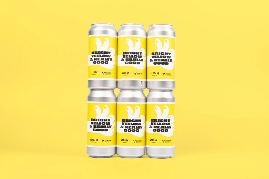Verdant Brewing Co X Rivington Brewing Co Bright Yellow & Really Good IPA 6.5% 440ml can