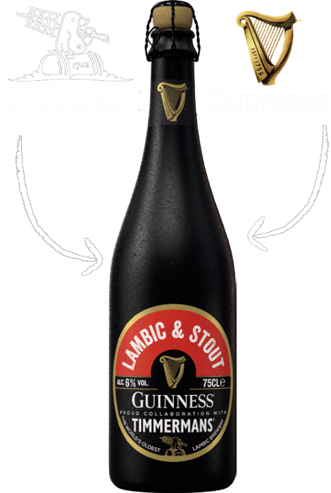 Lambic & Stout Timmermans X Guinness Lambic & Stout Blend, 6%, 375ml Bottle