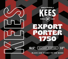 Brouwerij Kees Export Imperial Porter 1750 10.5% Imperial Stout 330ml can