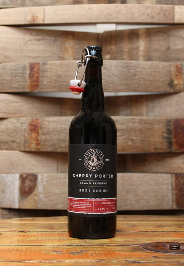 Titanic Brewery Cherry Porter Grand Reserve Amaretto infused Cherry Porter 6.5% 750ml sharing bottle