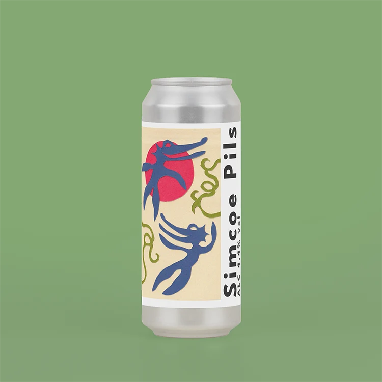 Simcoe Pils Deya Brewing Simcoe Hopped Pilsner, 4.4%, 500ml Can