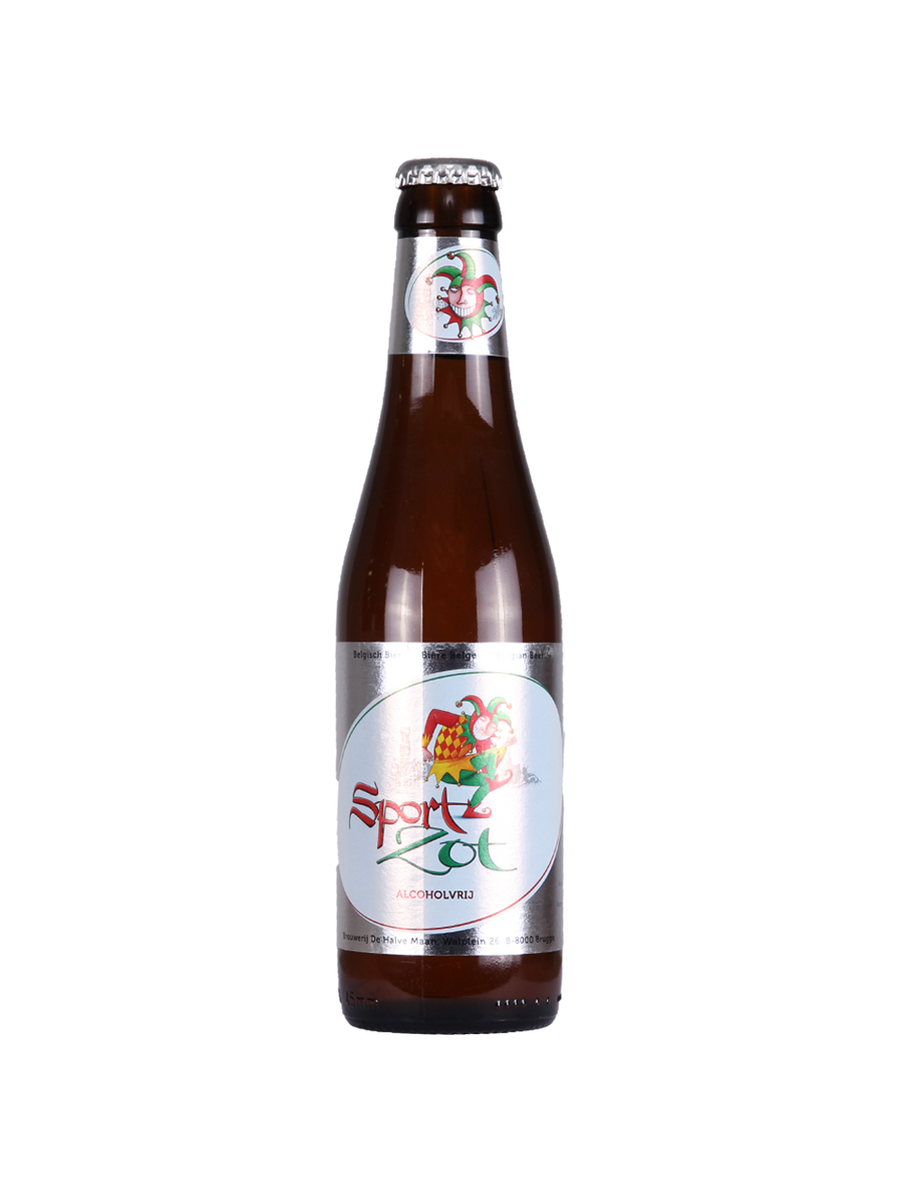 Brouwerij de halve Mann Sport Zot Low Alcohol Belgian Beer 0.4% 330ml bottle