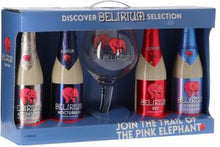 Delirium Discovery Gift Set Belgian Ale 4x 330ml bottles and glass