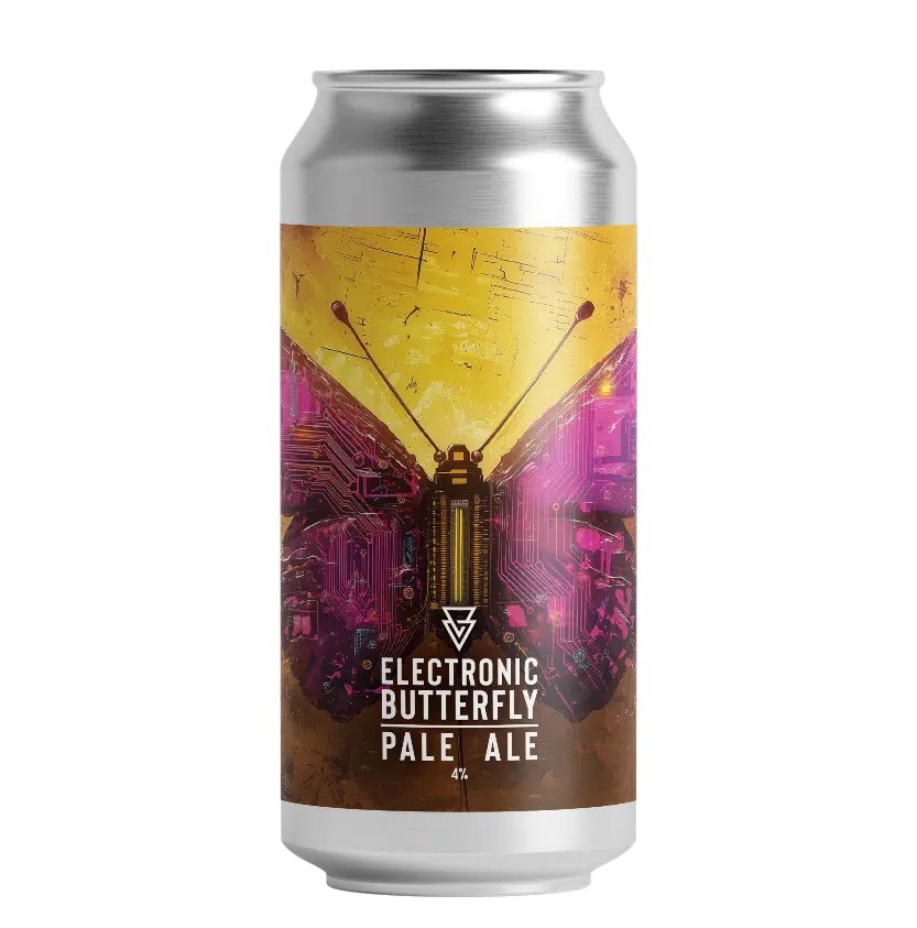 Azvex Brewing Electronic Butterfly Pale Ale 4% 440ml can