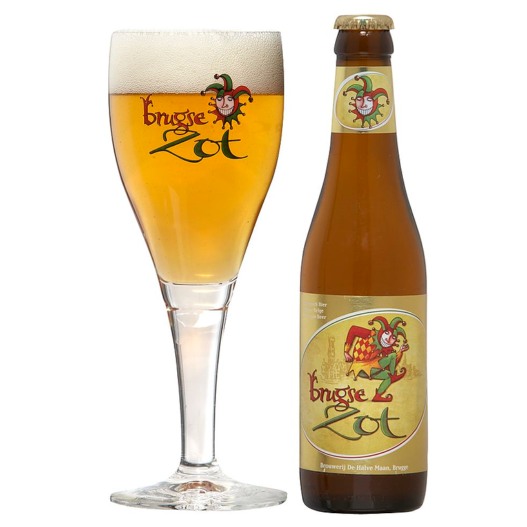 Brouwerij De Halve Mann Bruges Zot Blond Belgian Blond 6% 330ml bottle