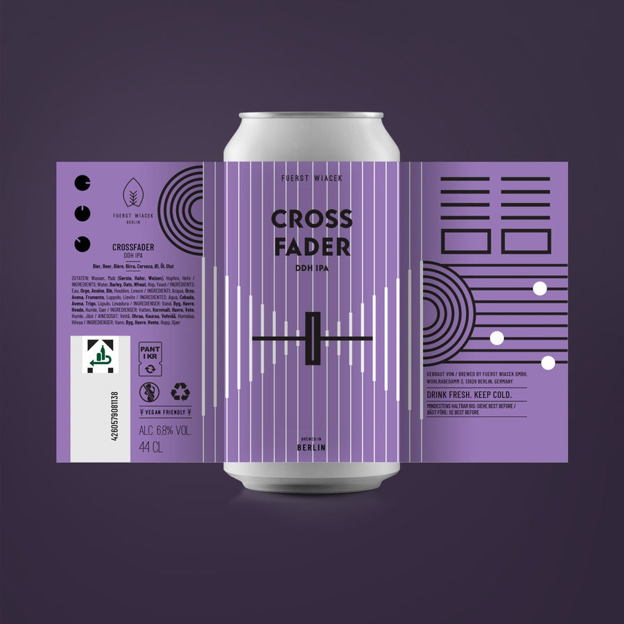 Cross Fader Fuerst Wiacek DDH IPA 6.8% 440ml can