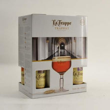 La Trappe Gift Set Bierbrouwerij De Koningshoeven 4x 330ml bottles and glass