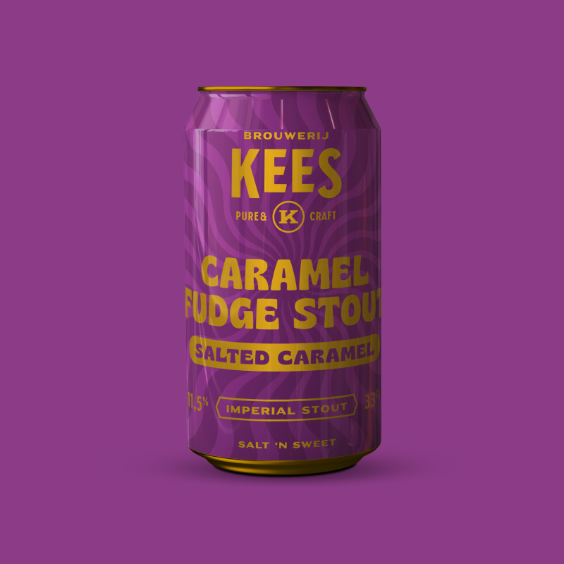 Brouwerij Kees Caramel Fudge Stout Salted Caramel Fudge Imperial Stout 11% 330ml can