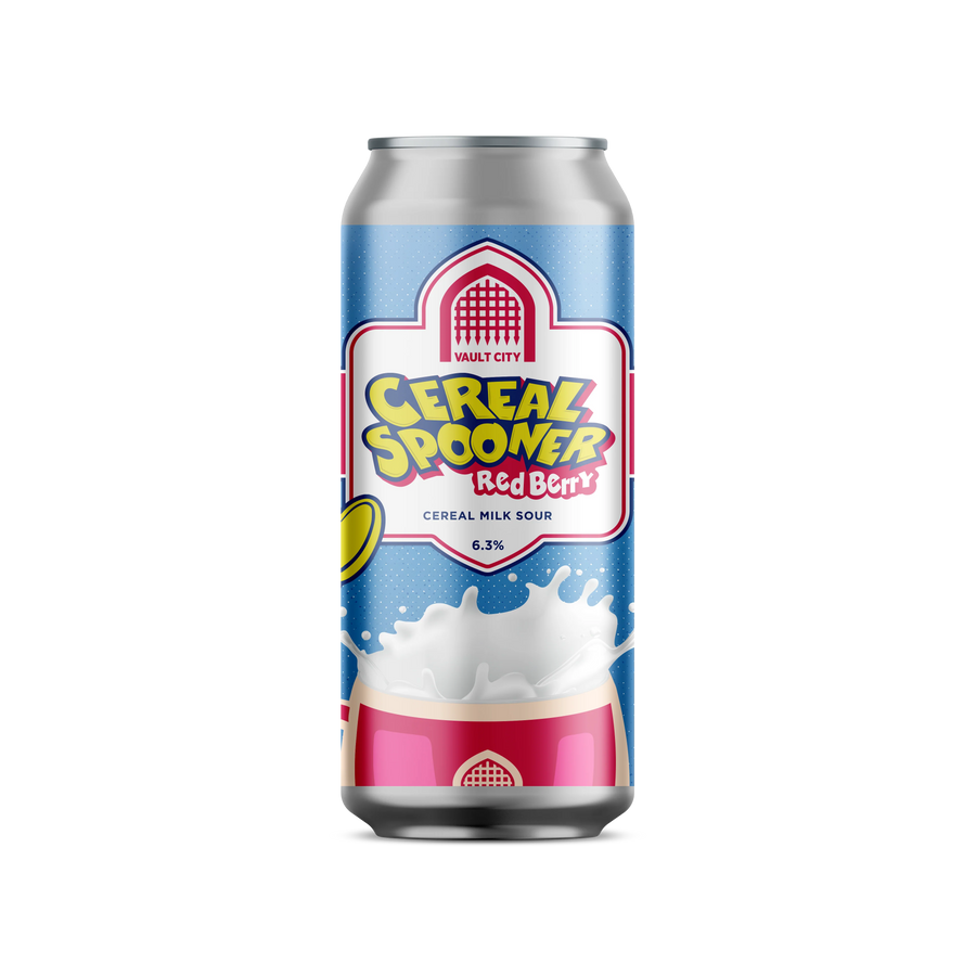 Vault City Cereal Spooner Red Berry Cereal Milk Sour 6.3% 440ml can