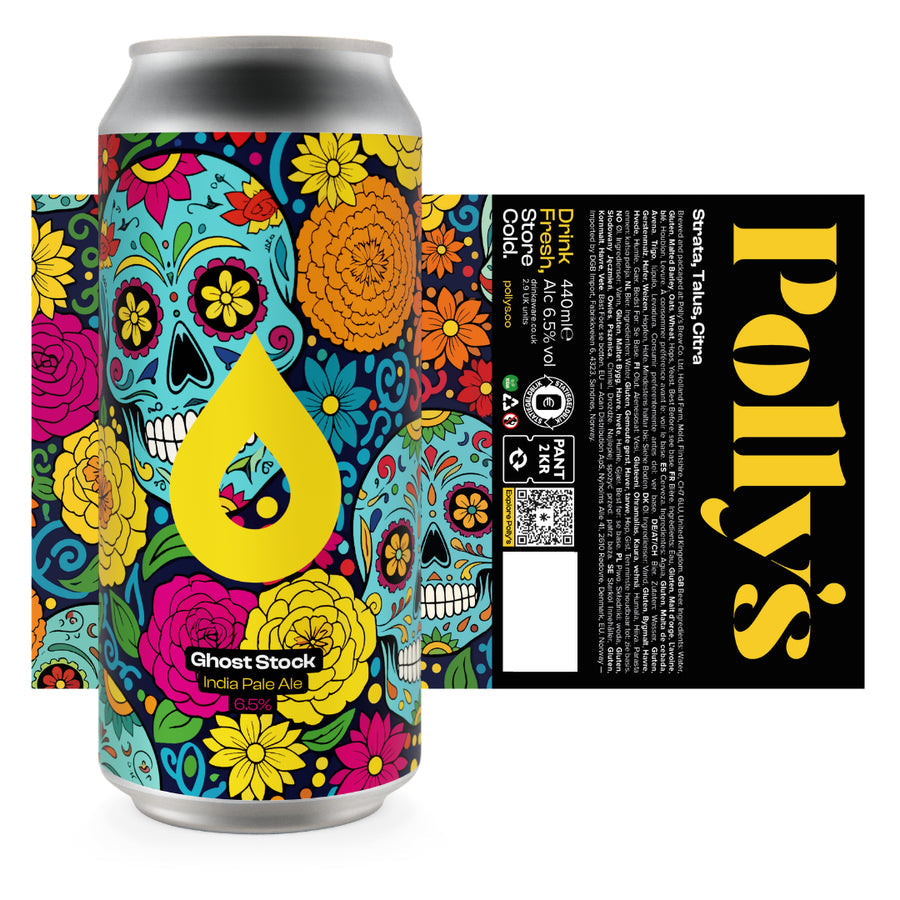 Ghost Stock Pollys Brew Co IPA 6.5% 440ml can