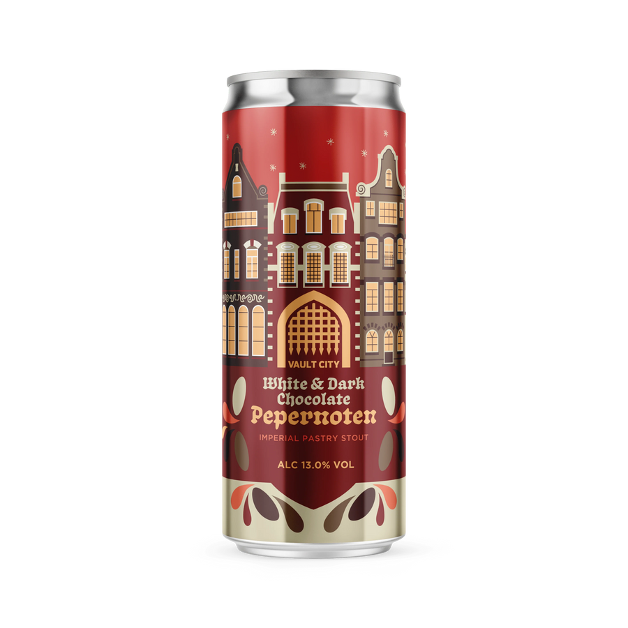 Vault City White and Dark Chocolate Pepernoten Stout 13% 330ml can