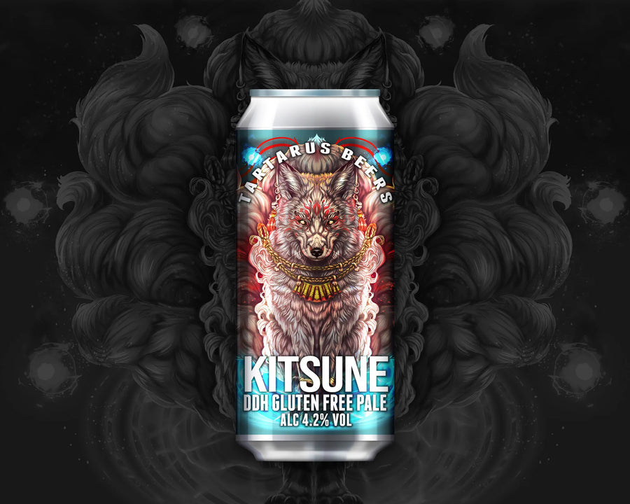 Tartarus Beers Kitsune Gluten Free DDH Hazy Pale 5.2% 440ml can