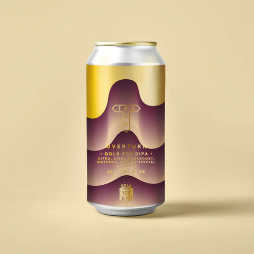 Overturn Track Brewing Co Gold Top Dipa 8.4% 440ml can
