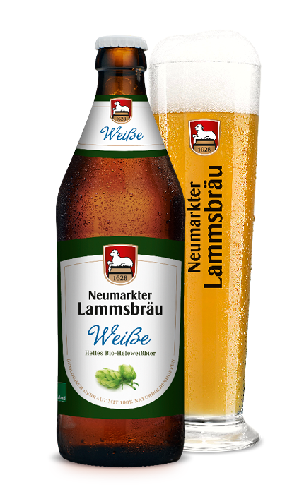 Neumarkter Lammsbrau Bio Weisse Organic Weissbier 5.1% 500ml bottle