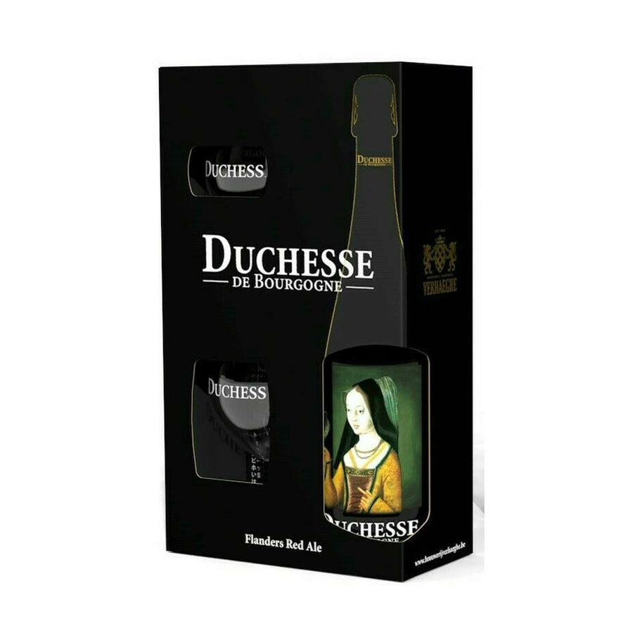 Brouwerij Verhaeghe Duchesse De Bourgogne Gift set Flanders Red Ale 6.2% 1x 750ml sharing bottle & 2x Glass Gift Set
