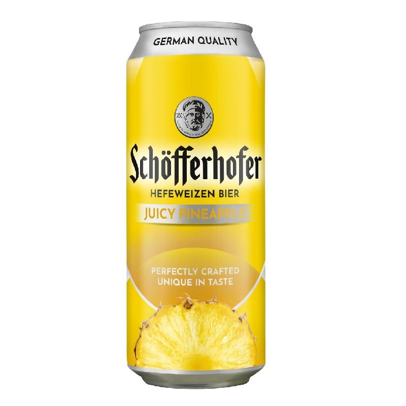 Schofferhofer Pineapple Hefeweizen Radler 2.5% 4x 500 ml can