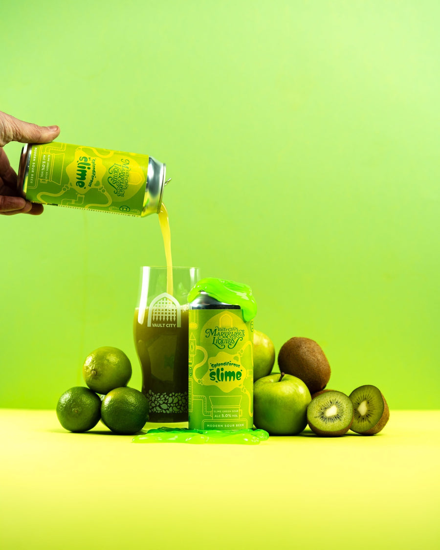 Marvellous Liquids Splendiferous Slime Vault City Slime Green Sour, 5%, 440ml Can