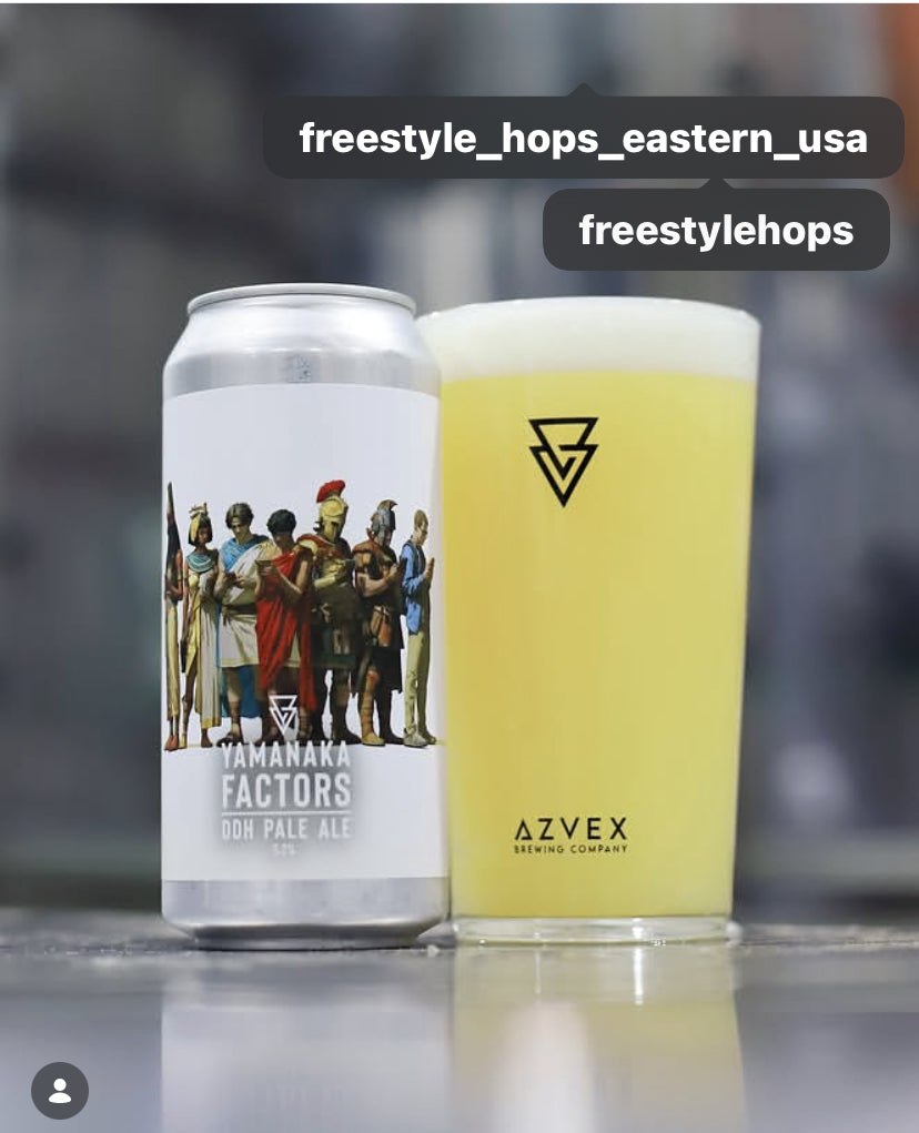 Yamanaka Factors Azvex Brewing DDH Pale Ale, 5.2%, 440ml Can