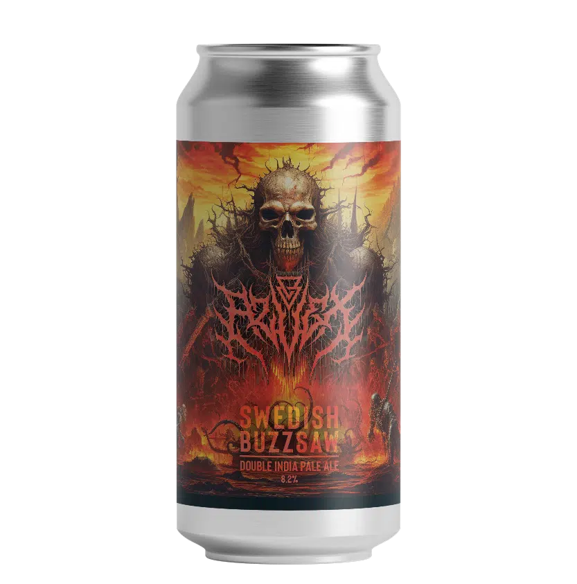 Swedish Buzzsaw Azvex Brewing Dipa 8.2% 440ml can