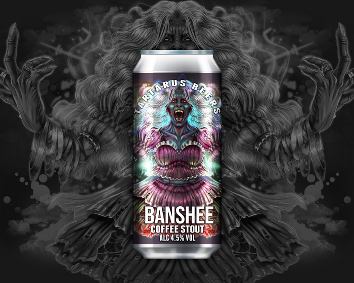 Banshee Tartarus Beers Coffee Stout, 4.5%, 440ml Can