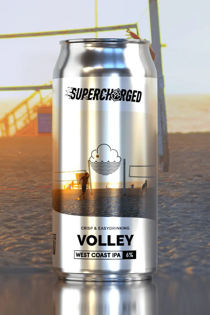 Volley Supercharged Cloudwater West Coast IPA, 6%, 440ml Can