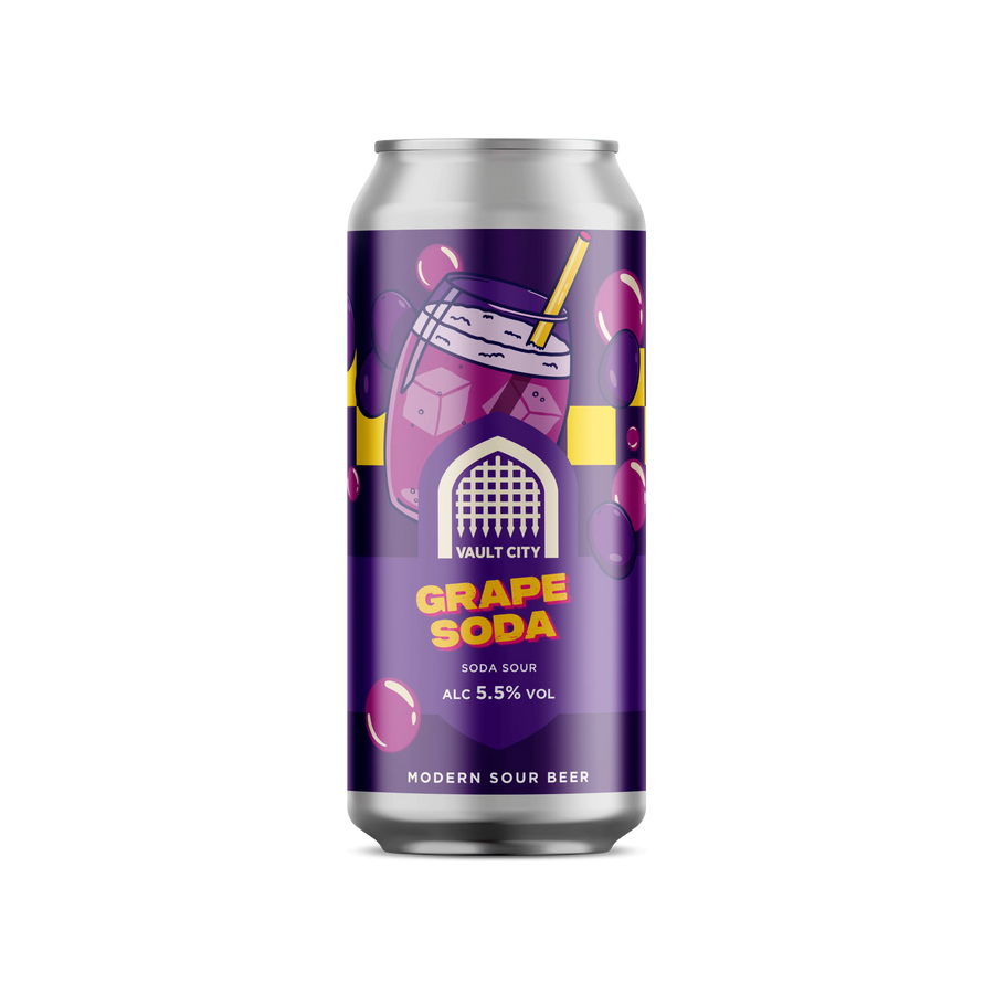 Grape Soda Vault City Grape Soda Sour, 5.5%, 440ml Can