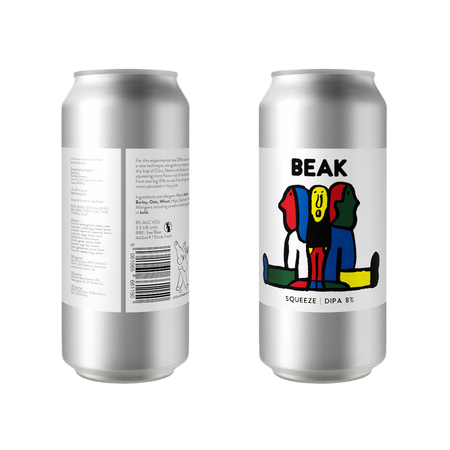 Squeeze Beak Brewery DIPA, 8%, 440ml Can