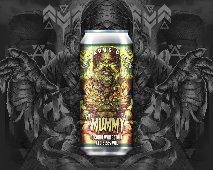 The Mummy Tartarus Beers Coconut White Stout, 6.5%, 440ml Can