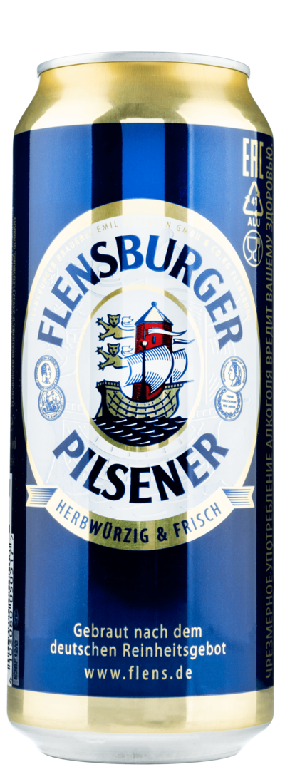 Flensburger Brauerei Pilsner 4.8% 500ml can