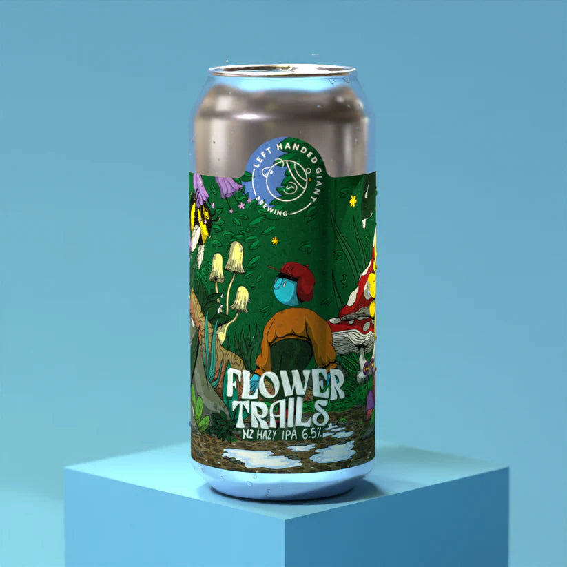 Flower Trails Left Handed Giant NZ Hazy IPA 6.5% 440ml can
