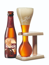 Brouwerij Bosteels Kwak Gift set Belgian tripel 8.7% 4x 330ml bottles & glass and stand set