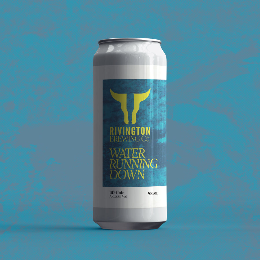 Rivington Brewing Co Water Running Down DDH Pale Ale 5.5% 500ml can