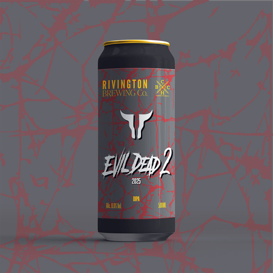 Rivington Brewing Co X Chain House Brewing Co The Evil Dead 2 2025 Dipa 8% 500ml can