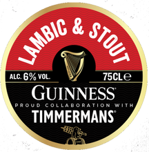 Lambic & Stout Timmermans X Guinness Lambic & Stout Blend, 6%, 375ml Bottle