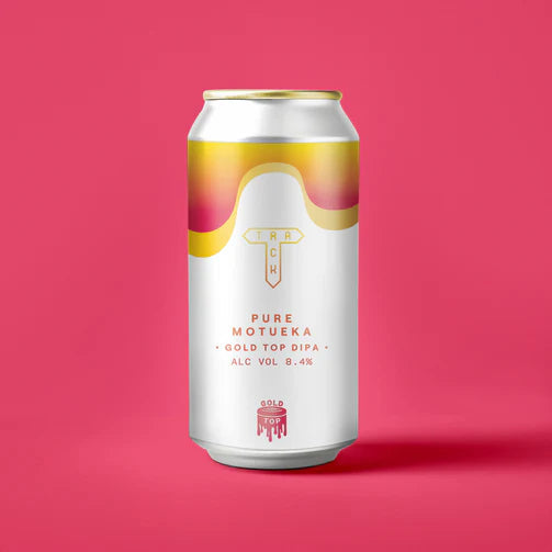 Pure Motueka Track Brewing Co Gold Top Dipa 8.4% 440ml can