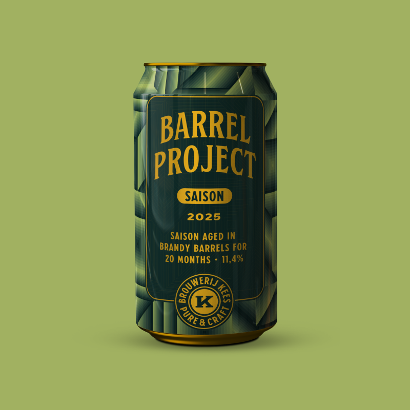 Brouwerij Kees Barrel Project 2025 Saison Brandy Barrel aged Saison 11.4% 330ml can