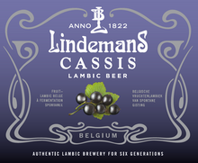 Brouwerij Lindemans Cassis Blackcurrant Lambic 3.5% 250ml bottle