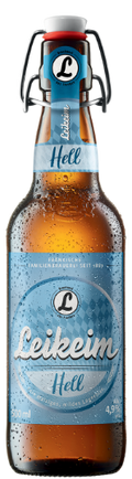 Hell Brauhaus Leikeim Helles Lager, 4.9%, 500ml Bottle