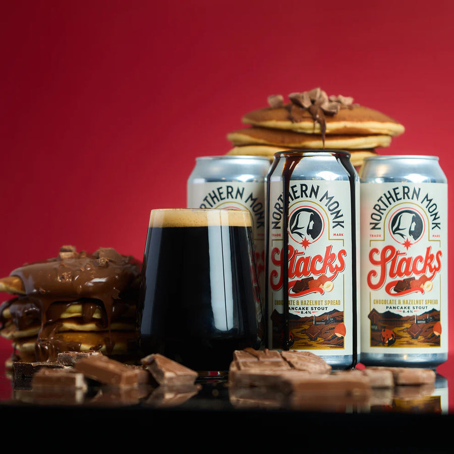 Stacks 2026 Northern Monk Chocolate and Hazelnut spread Pancake Imperial Stout 8.4% 440ml can