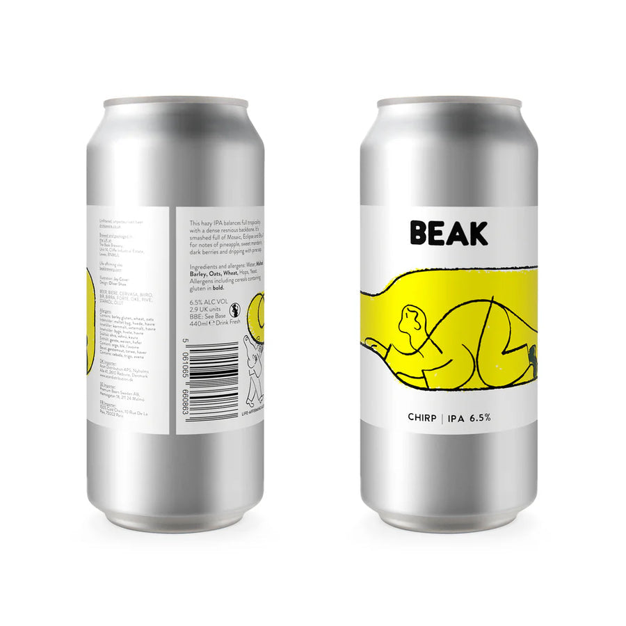 Beak Brewery Chirp IPA 6.5% 440ml can