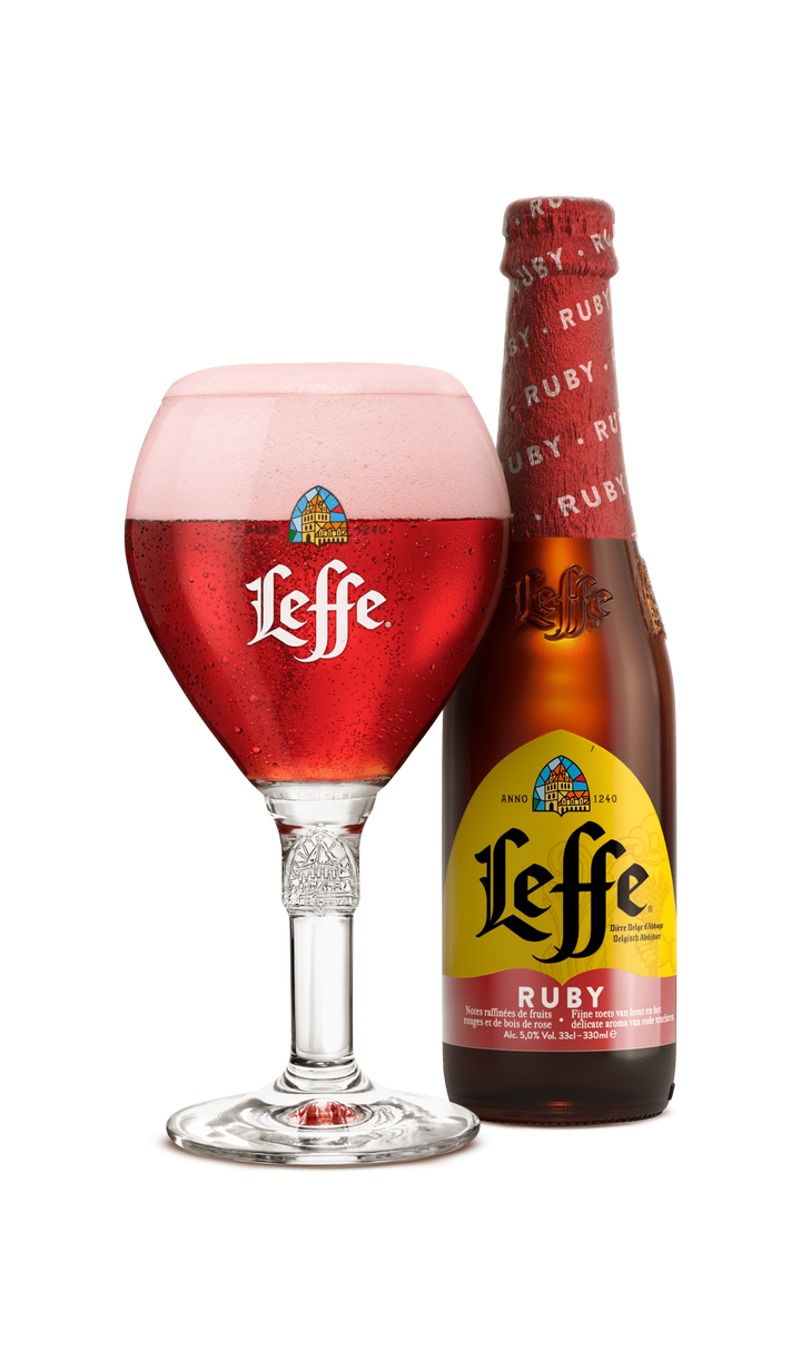 Leffe Ruby Belgian Fruit Beer 5% 330ml bottle