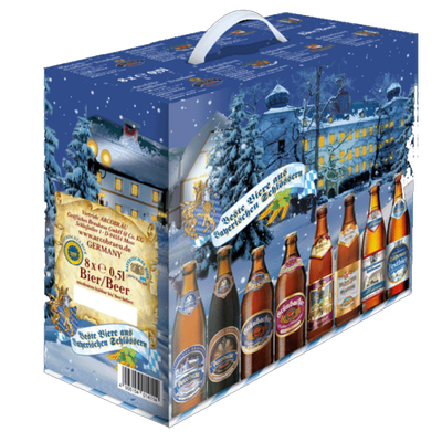 Arcobrau Grafliches Brauhaus German Winter Gift Pack Various German Winter Beers 4.9% 8x 500ml bottles