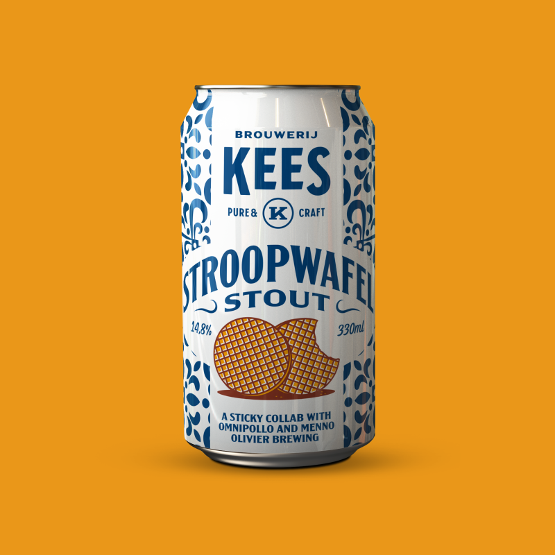 Brouwerij Kees X Omnipollo X Menno Olivier Brewing Stroopwaffel Stout 14.8% 330ml can