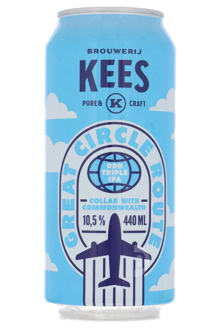 Brouwerij Kees X Commonwealth Brewing Great Circle Route DDH Triple IPA 10.5% 440ml can